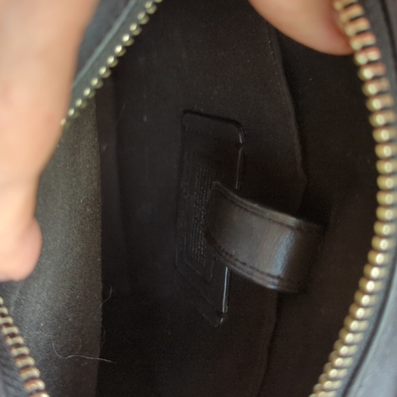 Coach Brown and Black Messenger Bag with Signature Monogram - Picture 2 of 5